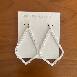 Kendra Scott Sophee Drop Earrings in White